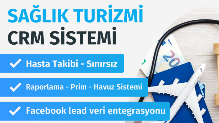 sağlık turizmi için CRM yazılımı kurulumu yapabilirim