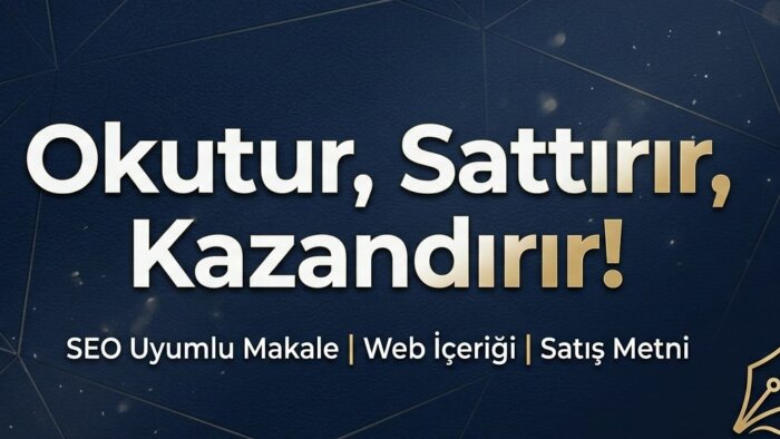 web siteniz için seo uyumlu makaleler yazarım
