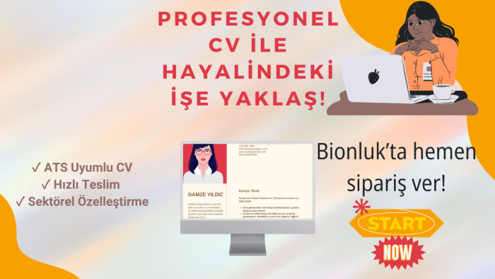 iş başvurularınıza özel istediğiniz dilde CV hazırlarım