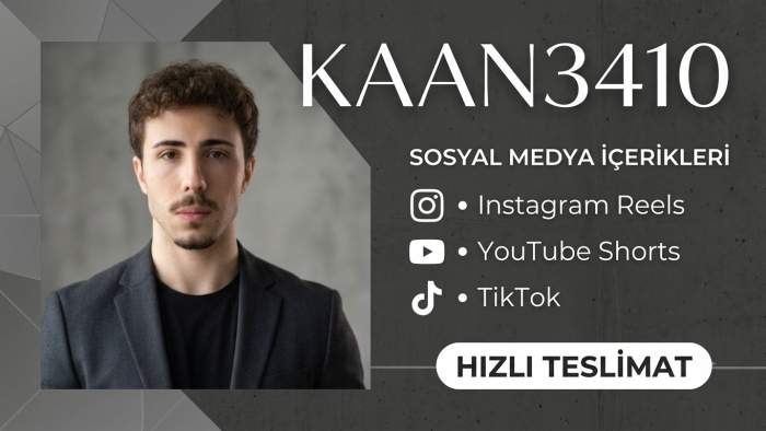 Youtube, Instagram ve Tik Tok için içerik üretebilirim