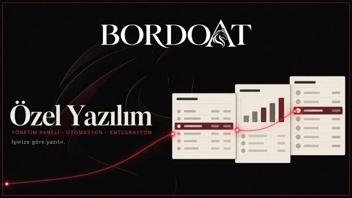 işinize özel yazılım ve yönetim paneli geliştiririm