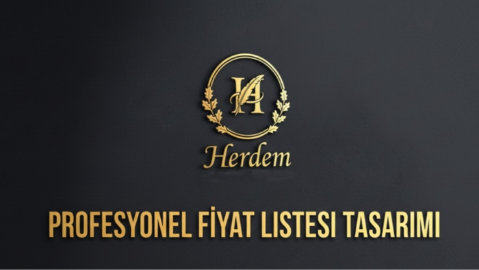 işletmeniz için profesyonel,şık fiyat listeleri tasarlarım