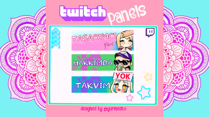 sizin kanalınız için panel tasarımı yapabilirim