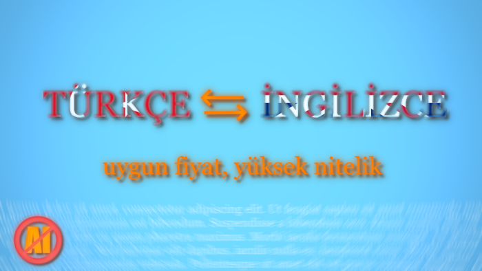 en uygun fiyata Türkçe-İngilizce çeviri yaparım