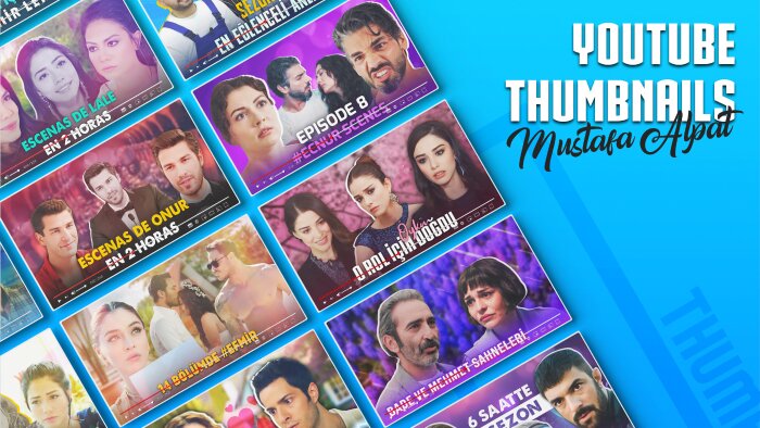Thumbnail tasarımlarınızı yaparım