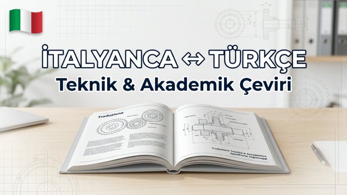 İtalyanca-Türkçe teknik ve akademik metinlerinizi çeviririm
