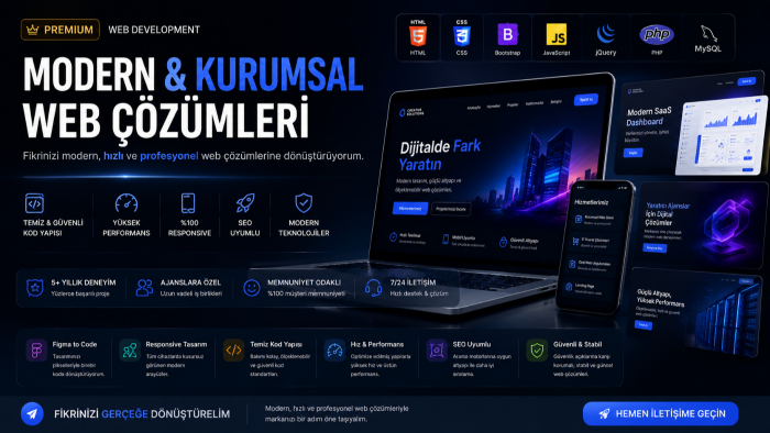 kurumsal ve özel responsive web sitesi yapabilirim