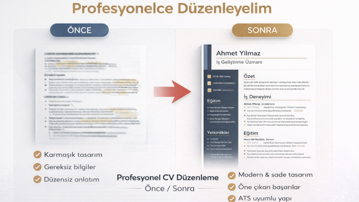 ATS uyumlu CV ve ön yazı hazırlarım