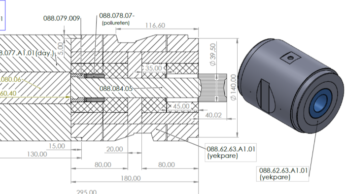 Teknik çizim tasarımcısı olarak alanında uzmanım