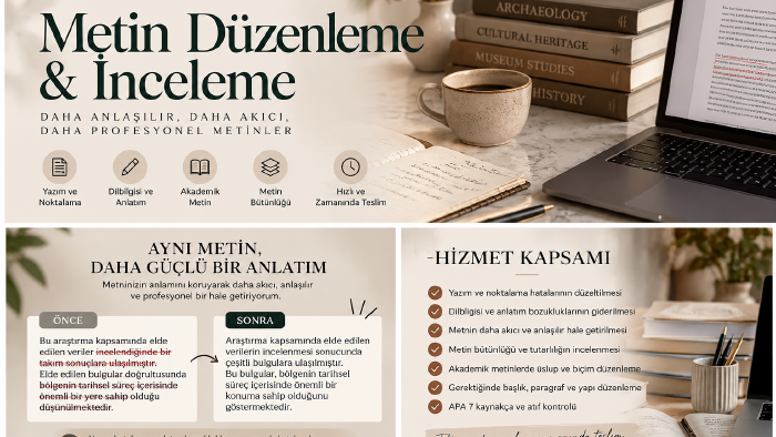 müze metinlerinizi profesyonelce inceleyip geliştirebilirim