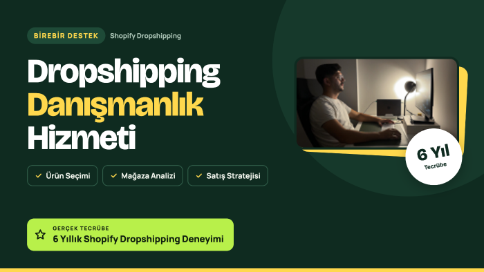 shopify dropshipping ile alakalı danışmanlık verebilirim