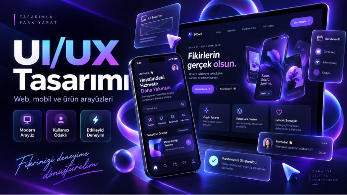 websiteniz-uygulamanız için modern ui/ux tasarımı hazırlarım