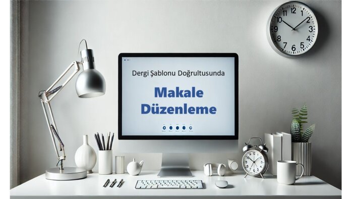 dergi şablonuna göre makale düzenleme desteği sunuyorum