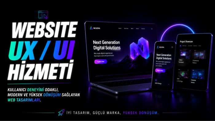 websitenize ui/ux yapabilirim