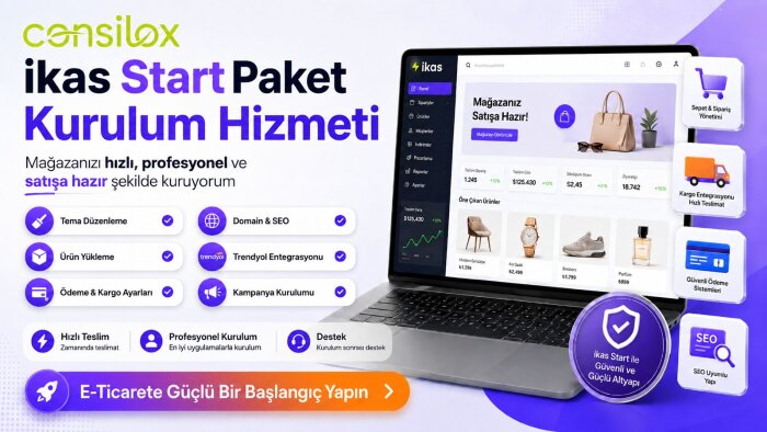 ikas Start paketiyle e-ticaret sitenizi kuruyorum