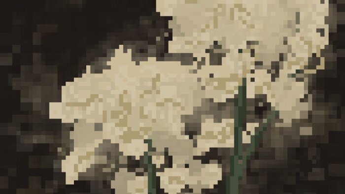 dilediğiniz bir çiçeğin Pixel Art'ını yaparım