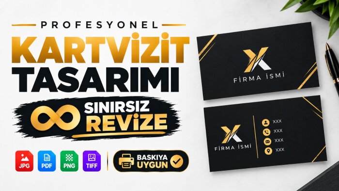 profesyonel ve özgün kartvizit tasarımları yapıyorum