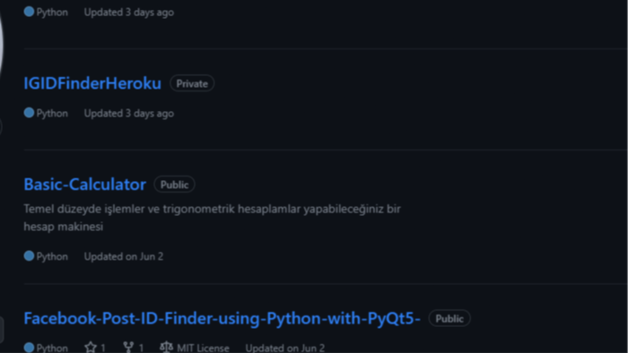 python ile ihtiyacınız olan uygulamaları yazarım