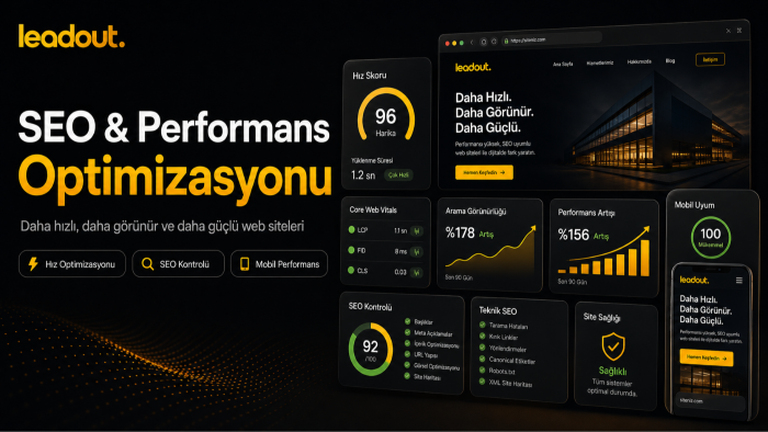 SEO ve performans optimizasyonu yaparım