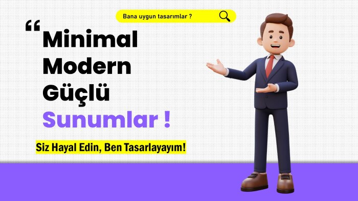etkili ve şık sunumlar yapabilirim