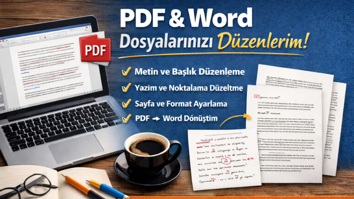 PDF ve Word dosyalarınızı hızlı ve düzenli düzenlerim