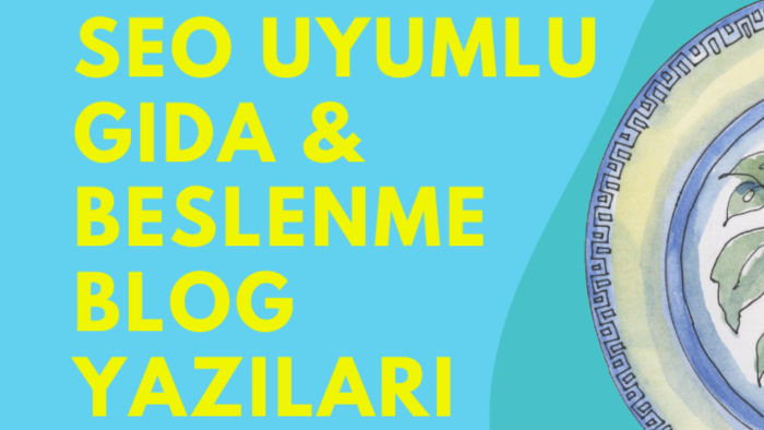 SEO uyumlu gıda ve beslenme hakkında yazılar yazıyorum