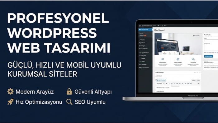 wordpress ile kurumsal web sitenizi yaparım