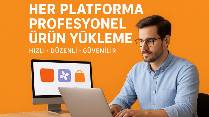 ürünlerinizi her platforma  yüklerim