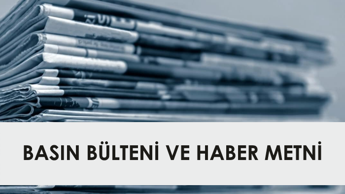 yazılı ve görsel medya için basın bülteni yazabilirim