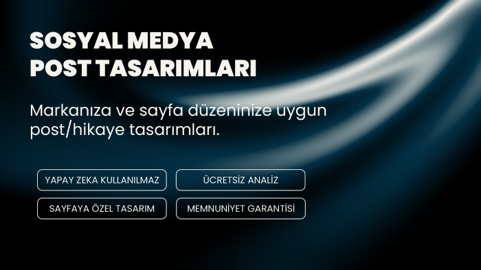 sayfanız için marka kimliğine uygun gönderi tasarlayabilirim