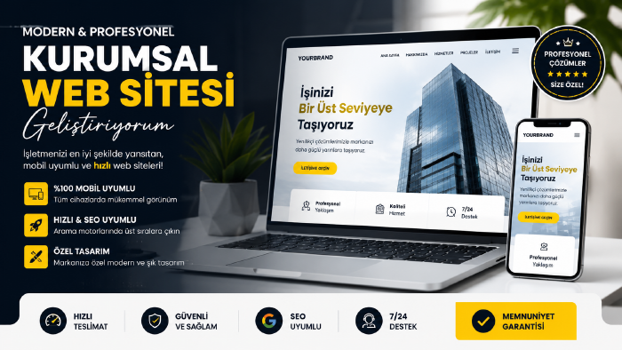 sıfırdan modern web siteleri geliştiririm