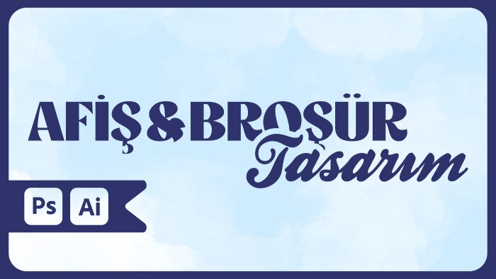 özgün broşür ve afiş tasarımları yapıyorum