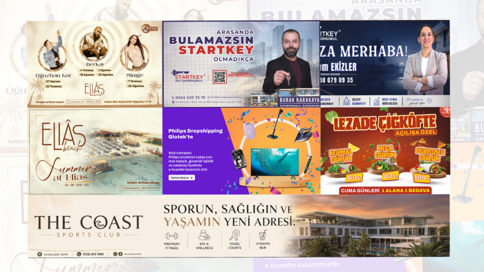markanız için dikkat çekici banner tasarımları hazırlıyorum