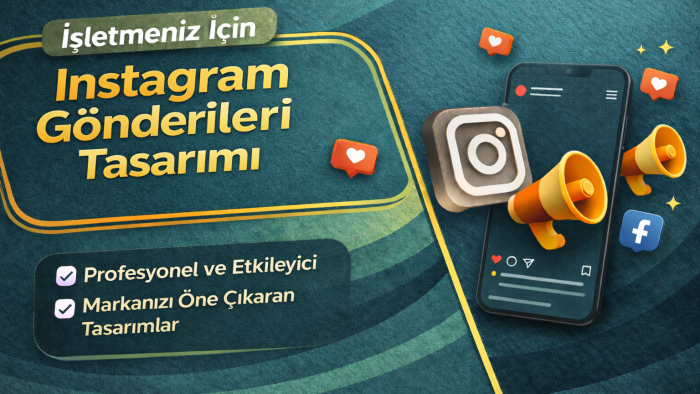 markanız için sosyal medya gönderileri yaparım
