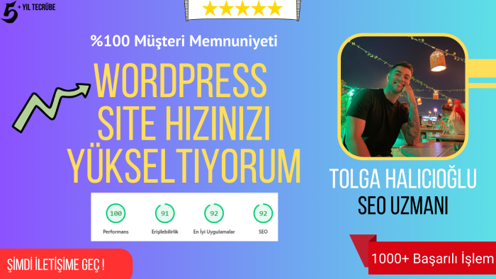 wordpress site hızınızı optimize edip yükseltiyorum