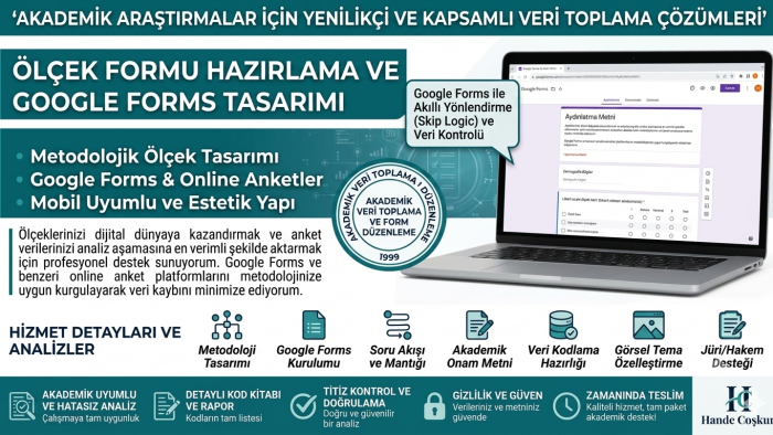tez/araştırma için google form hazırlayabilirim