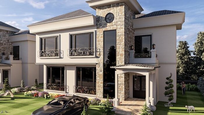mimari projeler için 3D render hazırlıyorum