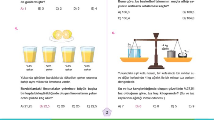test kitapları için dizgicilik hizmeti veriyorum
