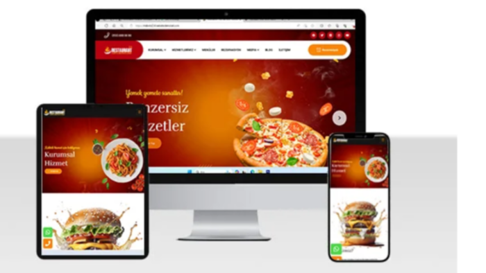 sizler için restaurant, cafe, bar, bistro sitesi kurabilirim