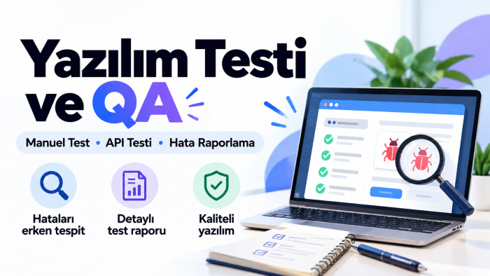 yazılımı test ederim