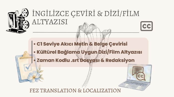İngilizce ve Korece çeviri yaparım