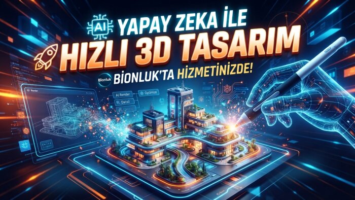 en hızlı şekilde 3d tasarım çıkarabilirim