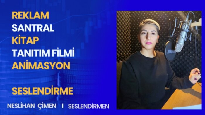 seslendirme sektöründe profesyonel hizmet sunarım