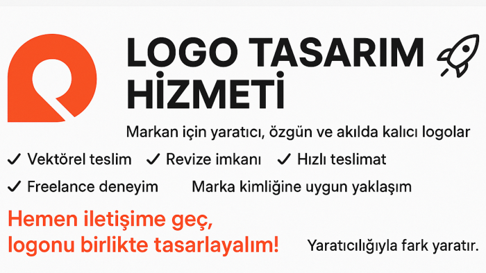 sizin için logo tasarımı yaparım