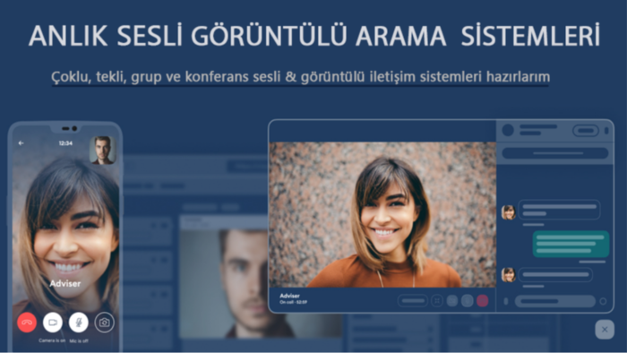 konferans için sesli ve görüntülü görüşme sistemleri yaparım