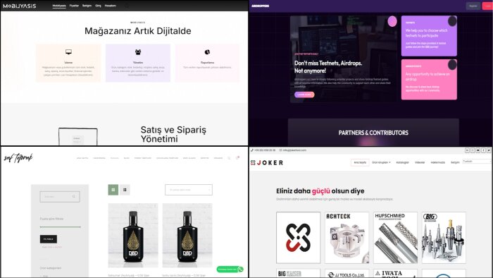 kişisel veya kurumsal Wordpress web siteleri tasarlarım