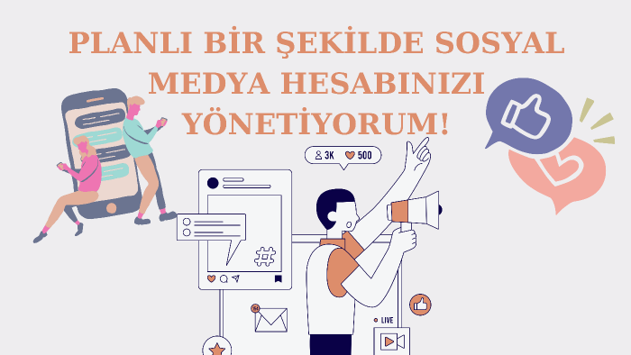 sosyal medya hesabınızı planlı bir şekilde yönetebilirim