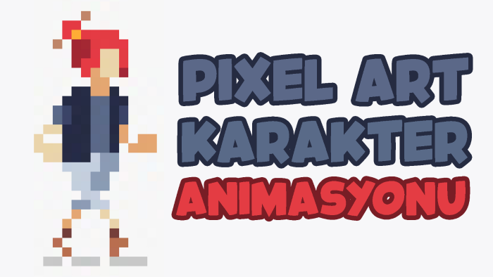 pixel art oyun karakteri ve animasyonu yaparım