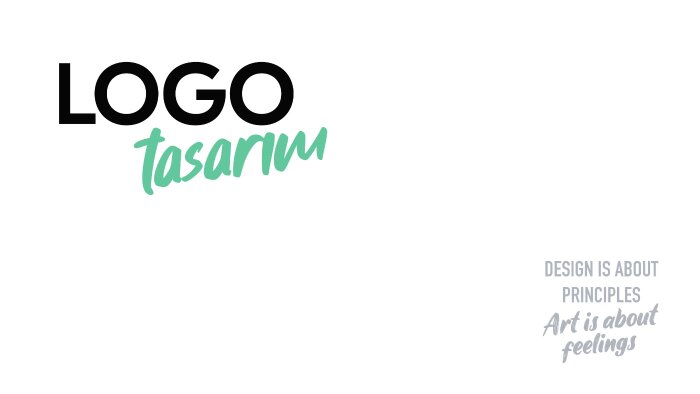 tasarladığım logo ile beklentinizi anlar ve karşılarım