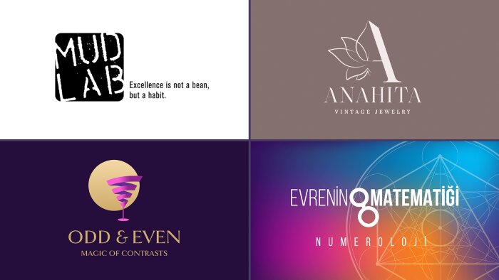 markaya özel, özgün logo tasarımları yaparım